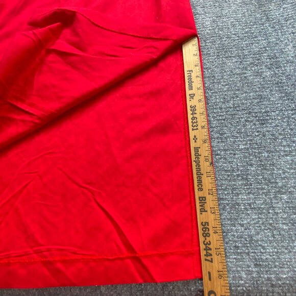 Jessica Howard Petite Dress Womens 12P Red Sleeveless Maxi Linen Blend Beach‎ - Picture 8 of 11